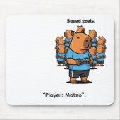 "Capybara Squad Goals – Multiplayer Fun" Muismat (Voorkant)