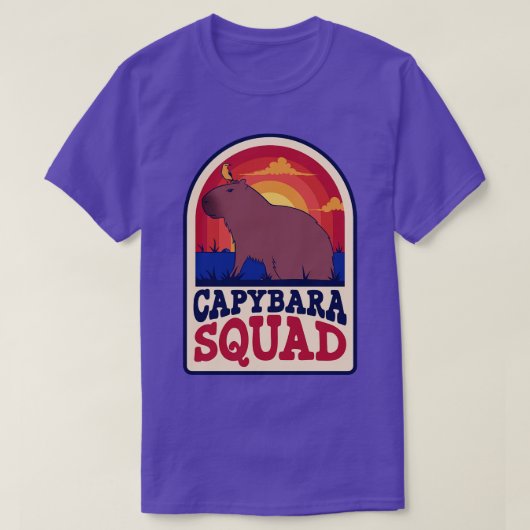 Capybara Squad T-shirt (Design voorkant)