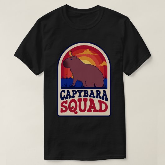 Capybara Squad T-shirt (Design voorkant)