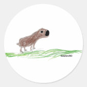 Capybara Sticker (Voorkant)
