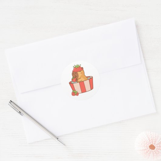 Capybara-Stickers | Leuke dierlijke Stickers voor  (Envelop)