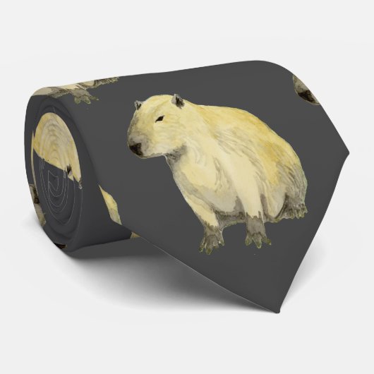 Capybara Stropdas (Opgerold)