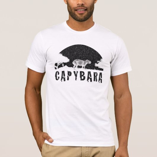 Capybara Sunset T-shirt (Voorkant)