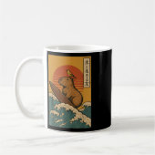 Capybara Surfen Japans Koffiemok (Links)