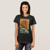 Capybara Surfen Japans T-shirt (Voorkant volledig)