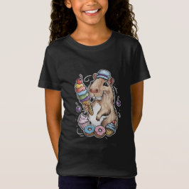 Capybara Sweets Donuts Cupcakes snoepjes T-shirt