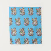 Capybara Sweets Donuts Cupcakes snoepjes Wandkleed (Voorkant)