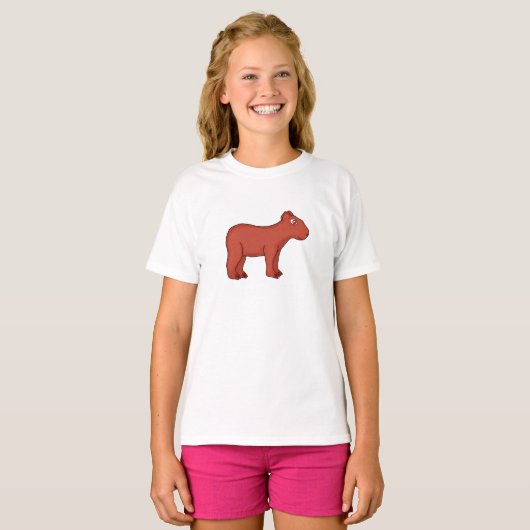Capybara T-shirt (Voorkant volledig)