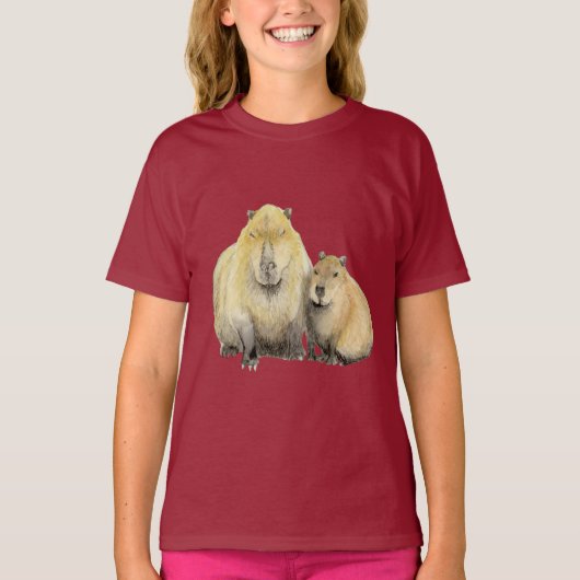 Capybara T-shirt (Voorkant)