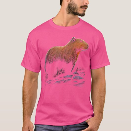 Capybara T-shirt (Voorkant)