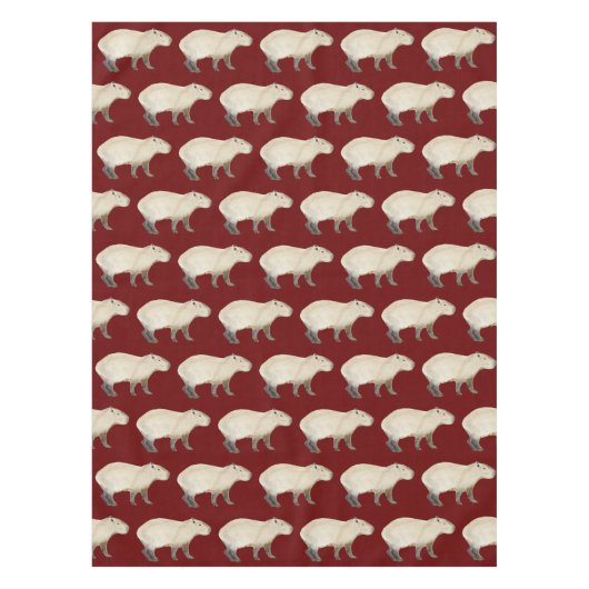 Capybara Tablecloth Tafelkleed (Voorkant)