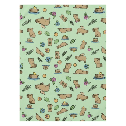 Capybara Tafelkleed (Voorkant)