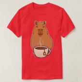 Capybara Tea Cup T-shirt (Design voorkant)