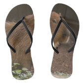 Capybara Teenslippers (Voetbed)