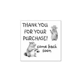CAPYBARA THANKS  RUBBERSTEMPEL (Afrduk)