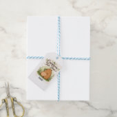 Capybara Theetijd | Schattige Capybara die Thee Dr Cadeaulabel (Met Touw)