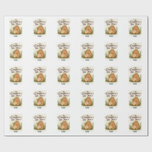 Capybara Theetijd   Schattige Capybara die Thee Dr Cadeaupapier