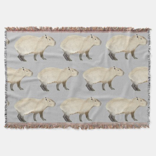 Capybara Throw Blanket Deken (Voorkant)