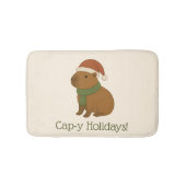 Capybara tijdens de kerst badmat (Voorkant)