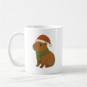 Capybara tijdens de kerst koffiemok (Links)