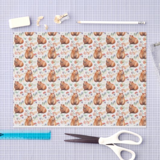 Capybara Tissue Paper Tissuepapier (Craft)
