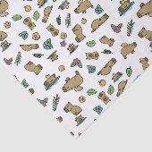 Capybara Tissuepapier (Detail)