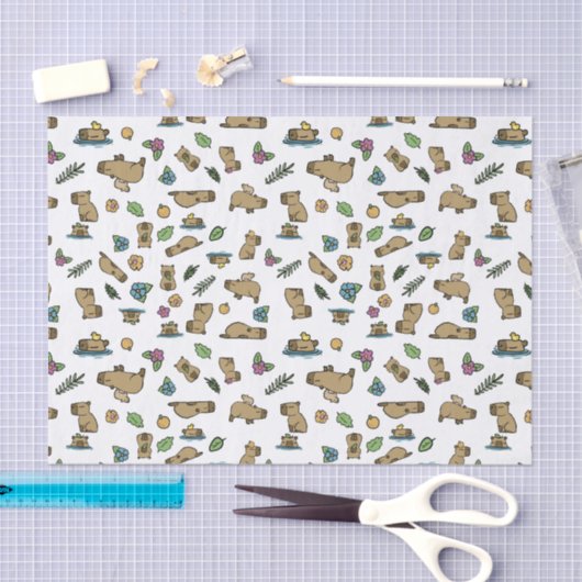 Capybara Tissuepapier (Craft)
