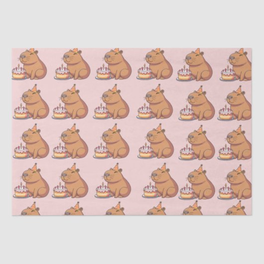 CAPYBARA TISSUEPAPIER (Voorkant)
