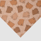 Capybara Tissuepapier (Detail)