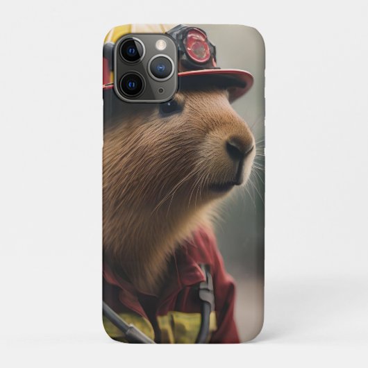 Capybara to the Rescue: Buitengewone brandweerman Case-Mate iPhone Case (Achterkant)