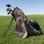 Capybara to the Rescue: Buitengewone brandweerman Golfhanddoek (Groen)
