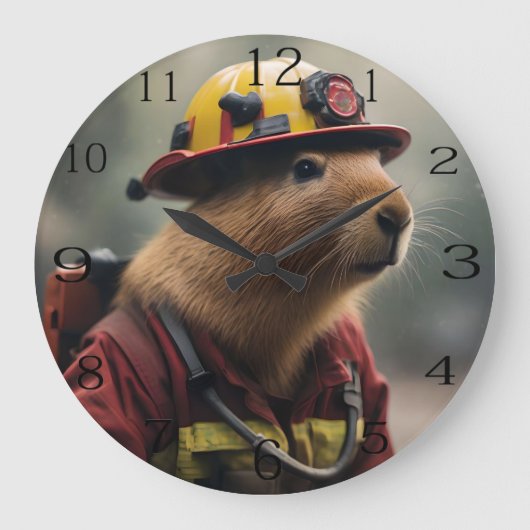 Capybara to the Rescue: Buitengewone brandweerman Grote Klok (Voorkant)