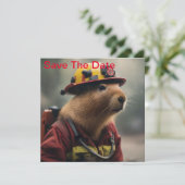 Capybara to the Rescue: Buitengewone brandweerman Save The Date (Staand voorkant)