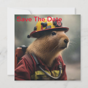 Capybara to the Rescue: Buitengewone brandweerman Save The Date