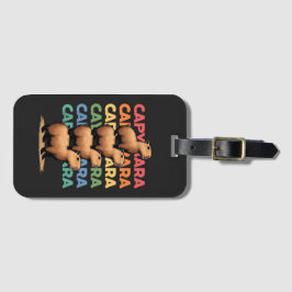 Capybara Tower Bagagelabel