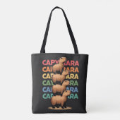 Capybara Tower Tote Bag (Achterkant)