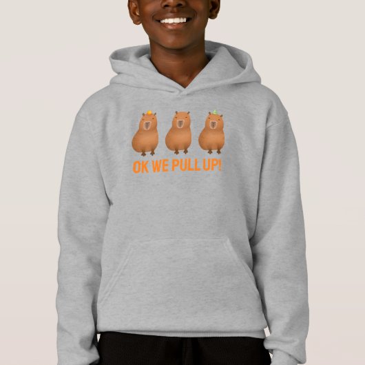 Capybara Triplet Meme: "Oké, we trekken omhoog!" g (Voorkant)