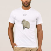 capybara trivia t-shirt (Voorkant)