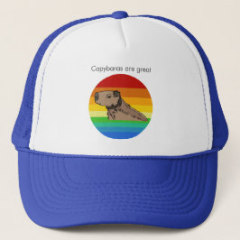 Capybara Trucker Pet