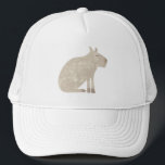 Capybara Trucker Pet<br><div class="desc">Een leuk waterverf capybara voor dierliefhebbers en wildlieden. Originele kunst van Nic Squirrell.</div>