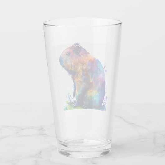 Capybara Tumbler Wrap Sublimation Design (Achterkant)