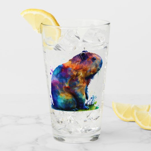 Capybara Tumbler Wrap Sublimation Design (Voorkant ijs)