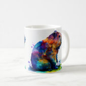 Capybara Tumbler Wrap Sublimation Design Koffiemok (Voorkant rechts)