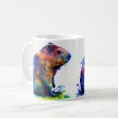 Capybara Tumbler Wrap Sublimation Design Koffiemok (Voorkant links)