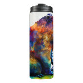 Capybara Tumbler Wrap Sublimation Design Thermosbeker (Voorkant)