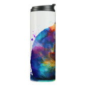 Capybara Tumbler Wrap Sublimation Design Thermosbeker (Gedraaid links)