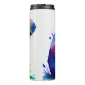 Capybara Tumbler Wrap Sublimation Design Thermosbeker (Achterkant)