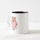 Capybara Tweekleurige Koffiemok (Voorkant links)