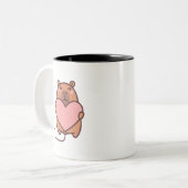 Capybara Tweekleurige Koffiemok (Voorkant links)