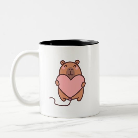 Capybara Tweekleurige Koffiemok (Links)